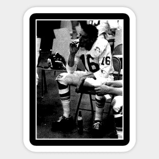 Len Dawson Cigarette Sticker